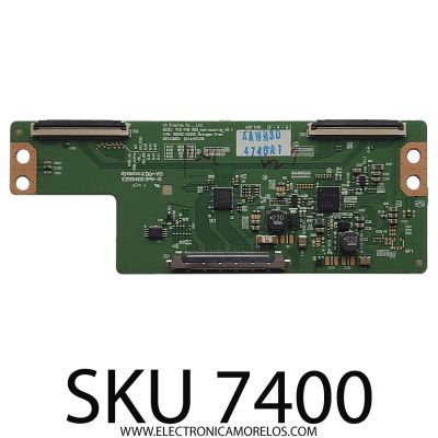 T-CON PARA TV LG / NUMERO DE PARTE 6871L-4740A / 6870C-0532C / PANEL LC430DUE (FJ)(A1) / MODELO 43LH5700-UD.BUSWLJR	